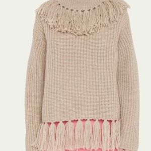 Lafayette 148 Fringe Sweater | Cashmere